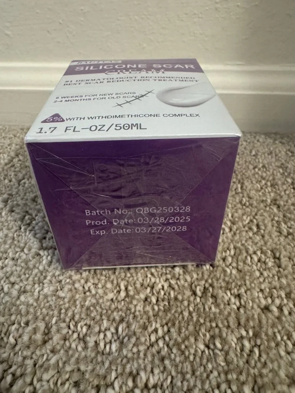 Silicone Scar Cream Removal Surgical Stretch Marks C-Section Keloid Injury Acne